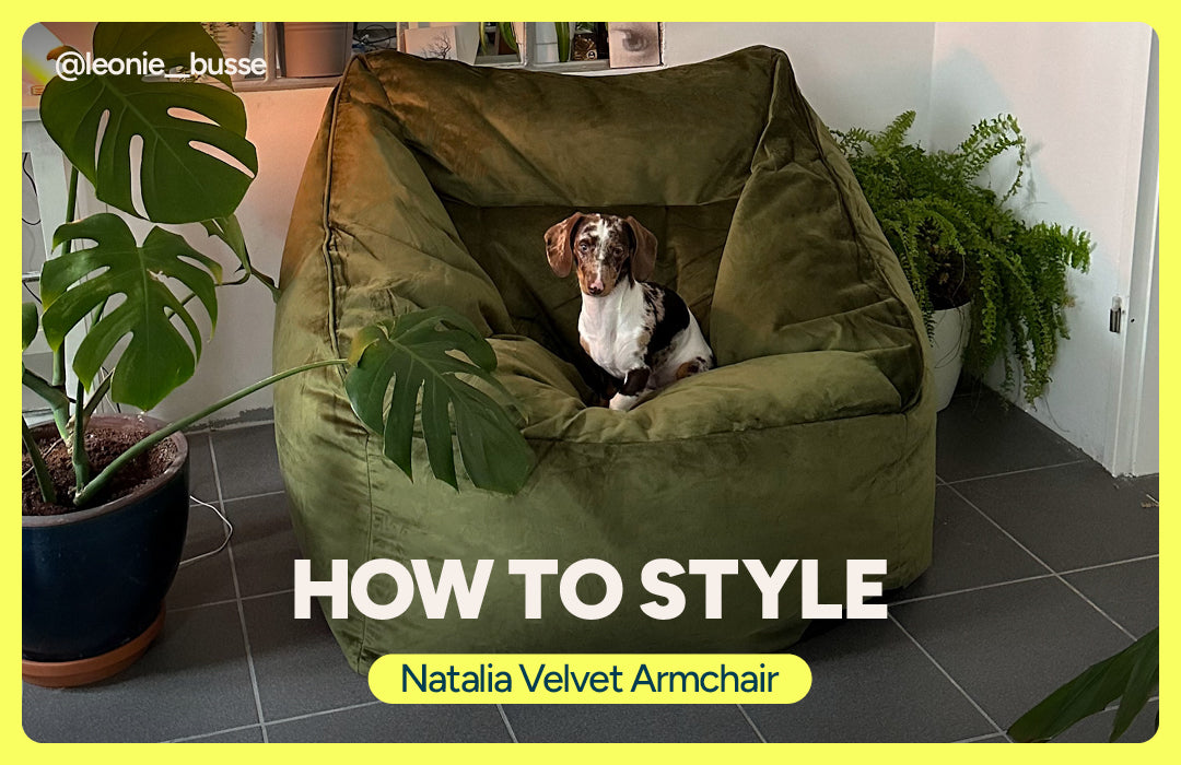 How to style: icon Natalia Velvet Armchair