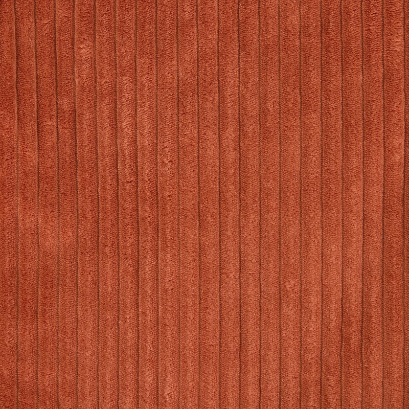 Fauteuil poire enfant Natalia en velours côtelé, terracotta