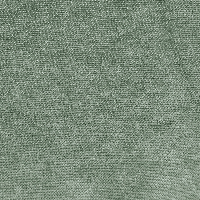 Pouf rond Milano en tissu chenille, ver sauge 