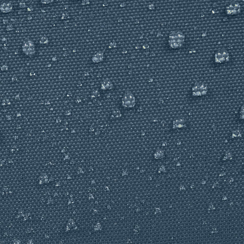Pouf Solus en oléfine, bleu denim 